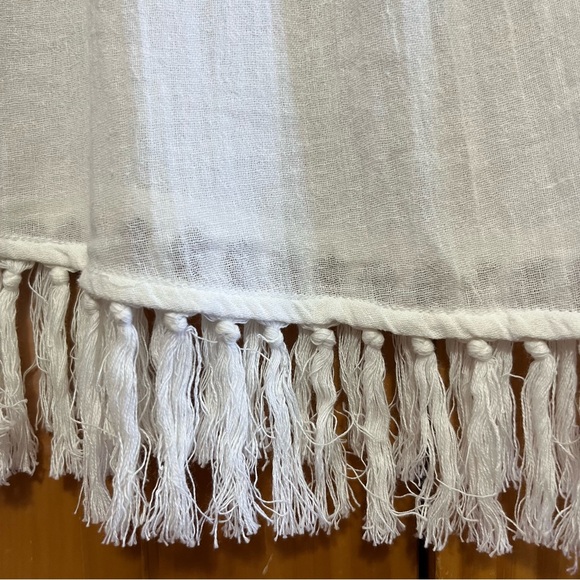 Hippie Laundry Cotton Boho Tunic White/Navy Size Small NWT - Picture 4 of 10